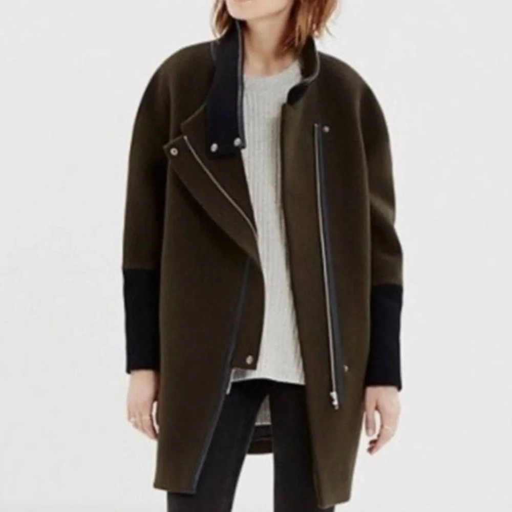 Madewell City Grid Coat in Colorblock / see note - Picture 1 of 9